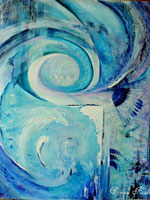 Abysses, 2012, acrylique format (55x46)