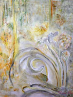 Chimère, 2012, Acrylique sur toile coton (46X55) Interprétation personnelle du poème de Gérard de Nerval El desdichado