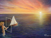 Consolation, 2012, Huile sur toile coton (38X61)