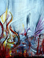 Danse tzigane,2012, Acrylique sur toile coton (50X61)