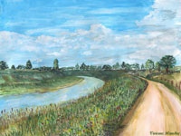 La Flandre, 2005, acrylique (21X29)