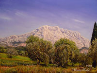 La Sainte Victoire, 201O, acrylique (30x40)