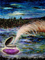 La mare au diable, 2011, acrylique (40X30)