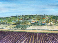 Lavande, 2005, acrylique (21x29)