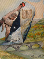 Le chemin des étoiles, 2006 (30x40) acrylique, Concerto N°3 pour piano Sergueï Rachmaninov