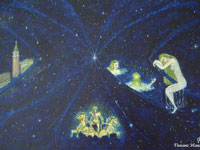 Nuit d'été, 2006, acrylique (21x29)