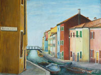 Venise, 2006, acrylique(34x26) d’après le Concerto N°5 de Francesco Mandredini