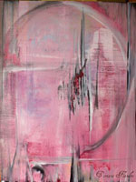 Vision personnelle du Mont St Michel, 2010, acrylique(61X46)