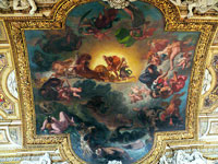 Palais du Louvre, Galerie d'Apollon, Delacroix, Apollon terrassant le serpent Pytho