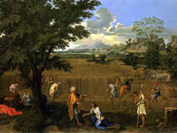 icolas Poussin, L'été ou Ruth et Booz, 1660
