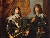 Anthony van Dyck, Portrait of the Princes Palatine Charles-Louis I and his Brother Robert