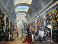 Hubert Robert, Projet d'aménagement de la Grande Galerie du Louvre (1796)