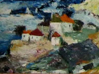 Tablou Case la Balcic
