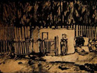 Tablou Curte ţărănească