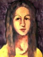 Tablou Fata în galben